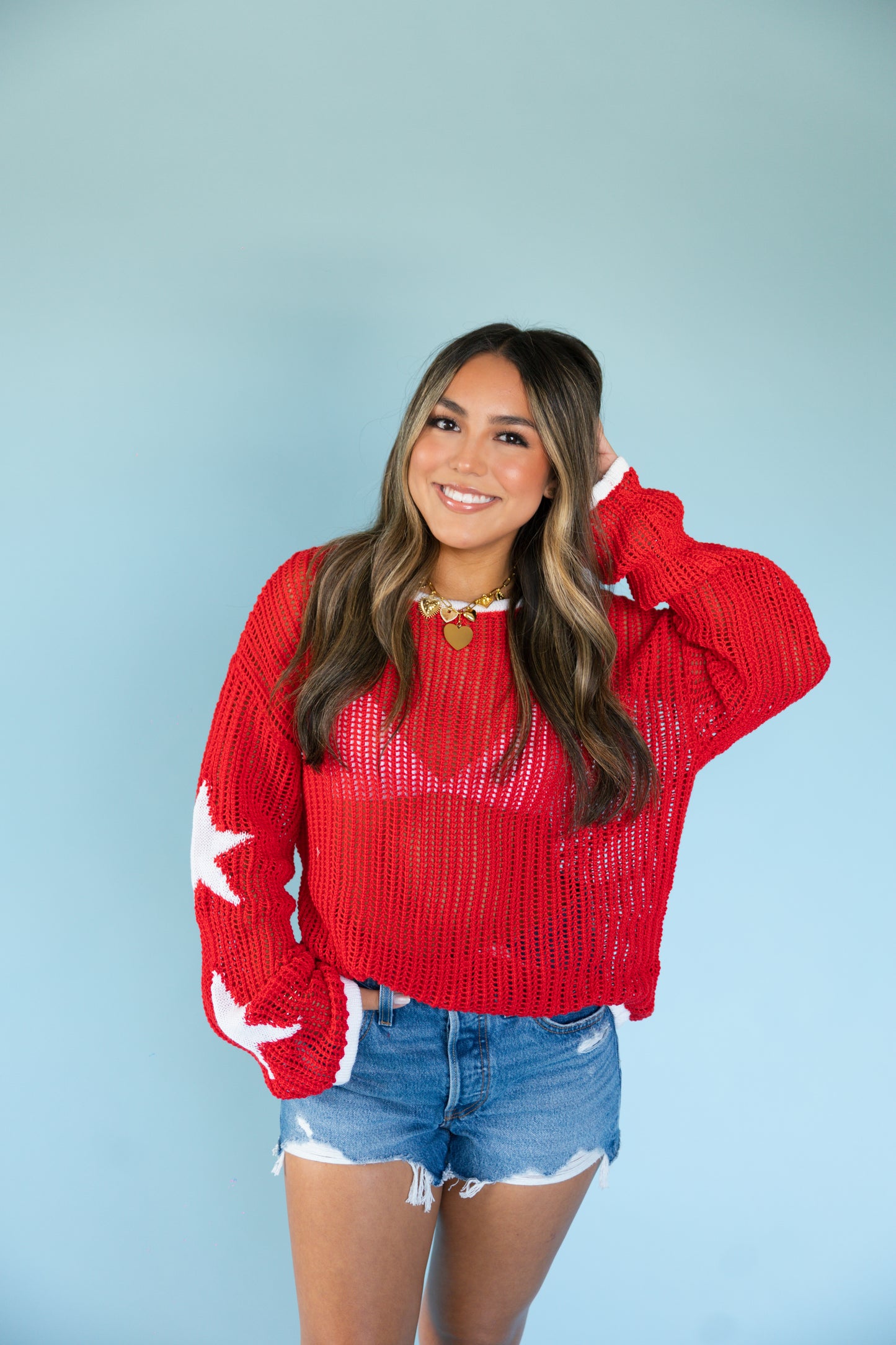 Star crochet top