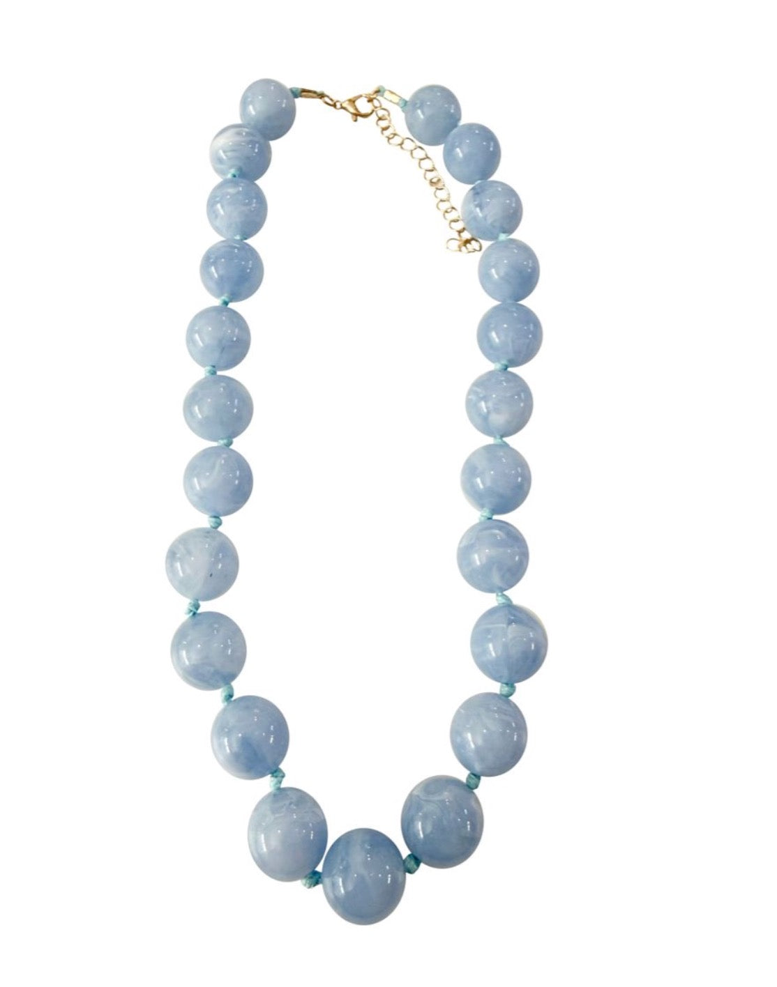 Blue girl necklace