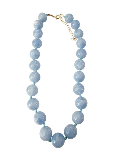 Blue girl necklace