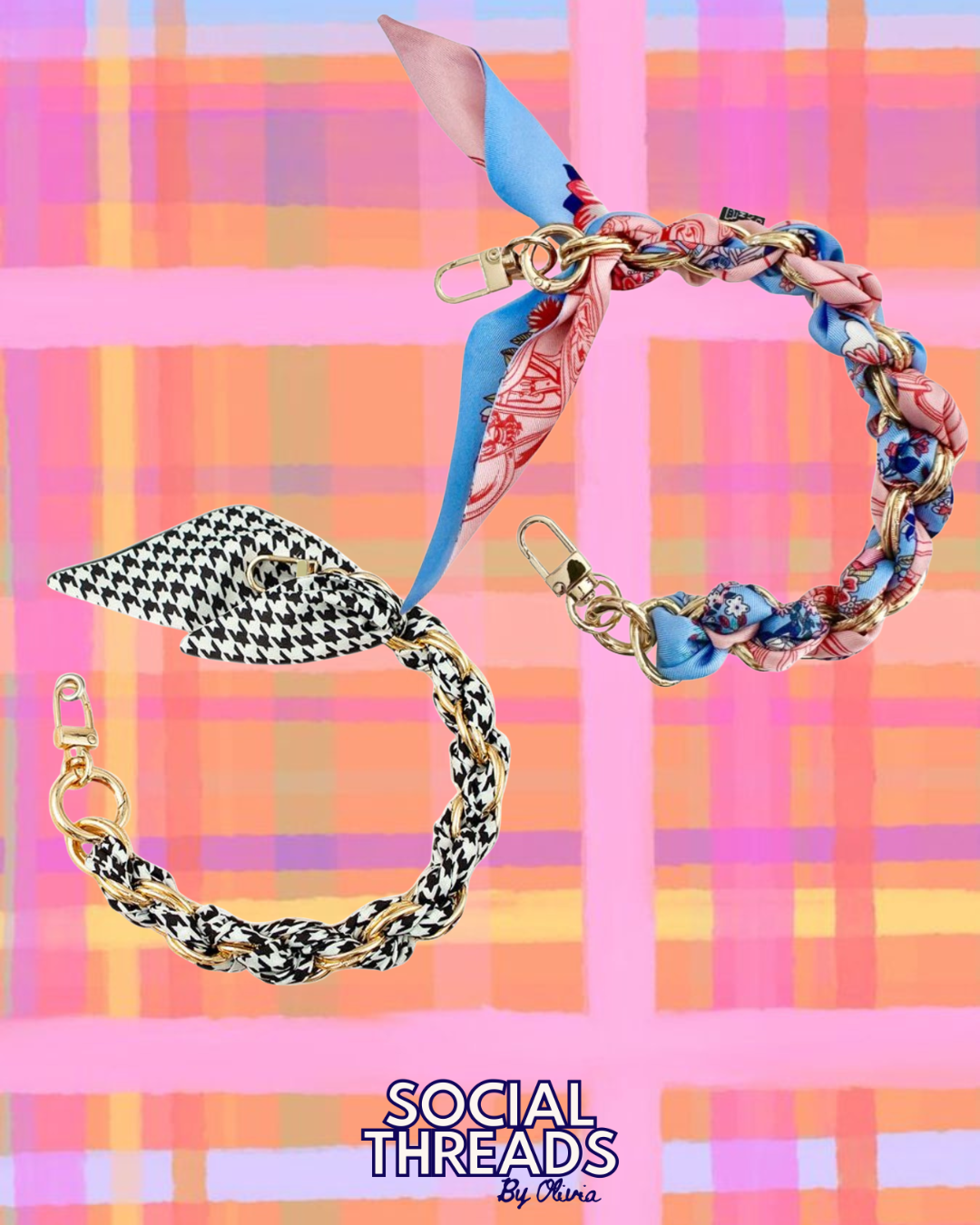 Pinky girl purse chain/phone charm