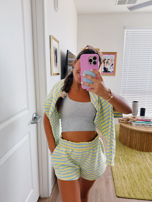 Delta striped BOTTOMS