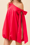 Lucky red bow dress