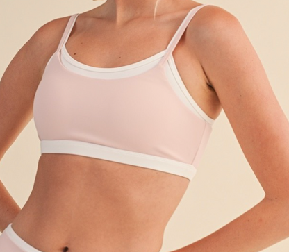 Layered ballerina pink TOP